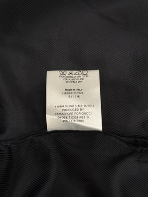 A/W2000 Gucci by Tom Ford runway set leather trip jacket & skirt