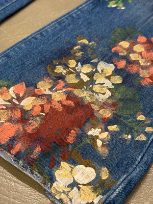 2016 Gucci by Alessandro Michele floral denim