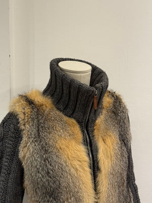 2007 Gucci fur cardigan