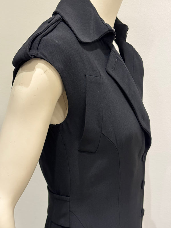 2011 Alexander McQueen buttons-up dress