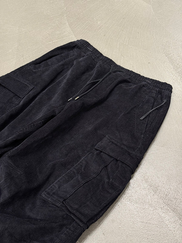 Maharishi corduroy cargo pants with strap detailing