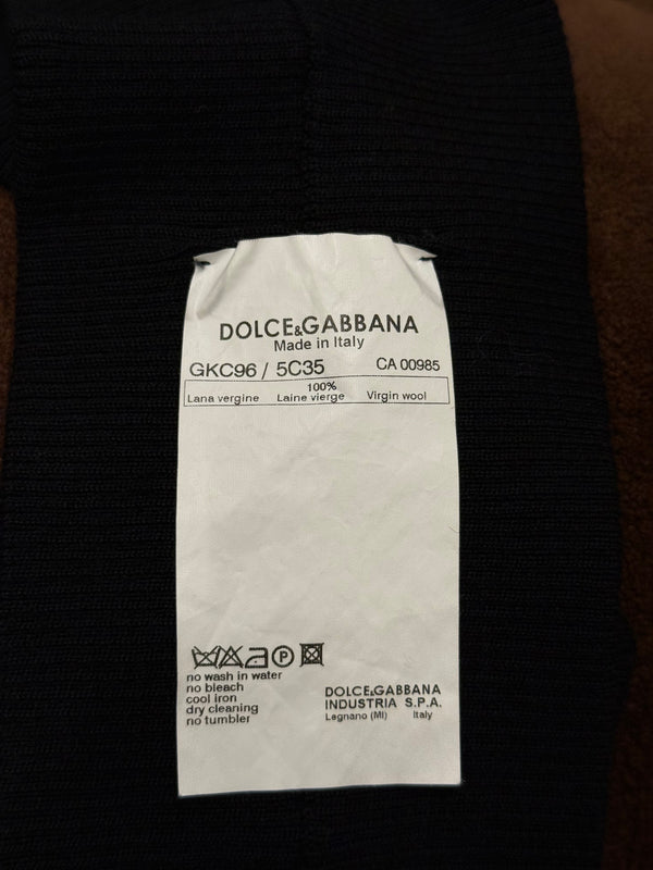 A/W2003 Dolce & Gabbana deconstructed wool top