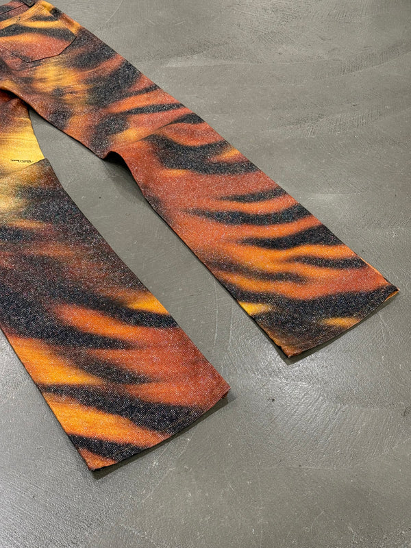 2000 Roberto Cavalli Tiger print pants