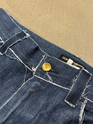 2000s Dolce & Gabbana distressed jeans
