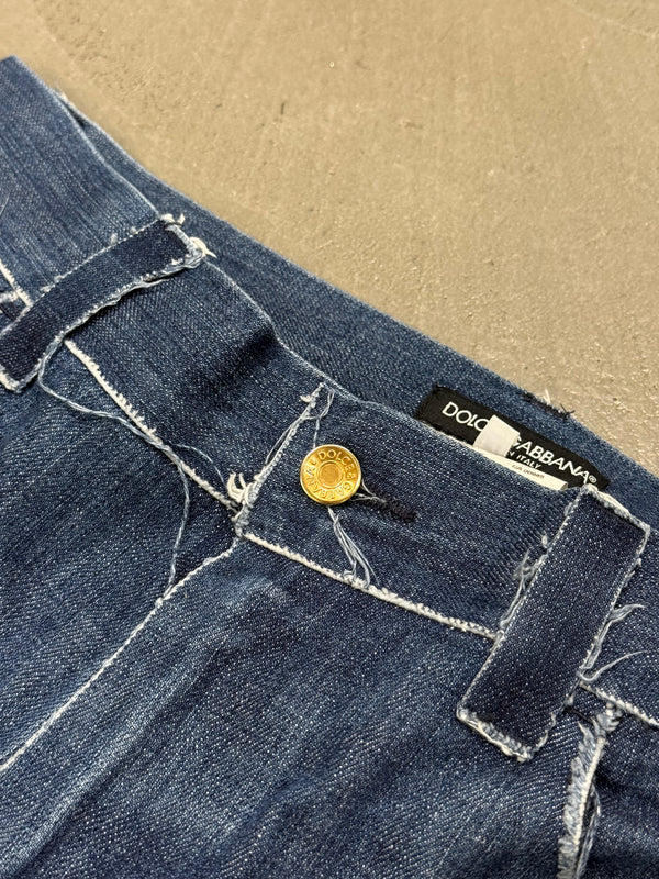 2000s Dolce & Gabbana distressed jeans