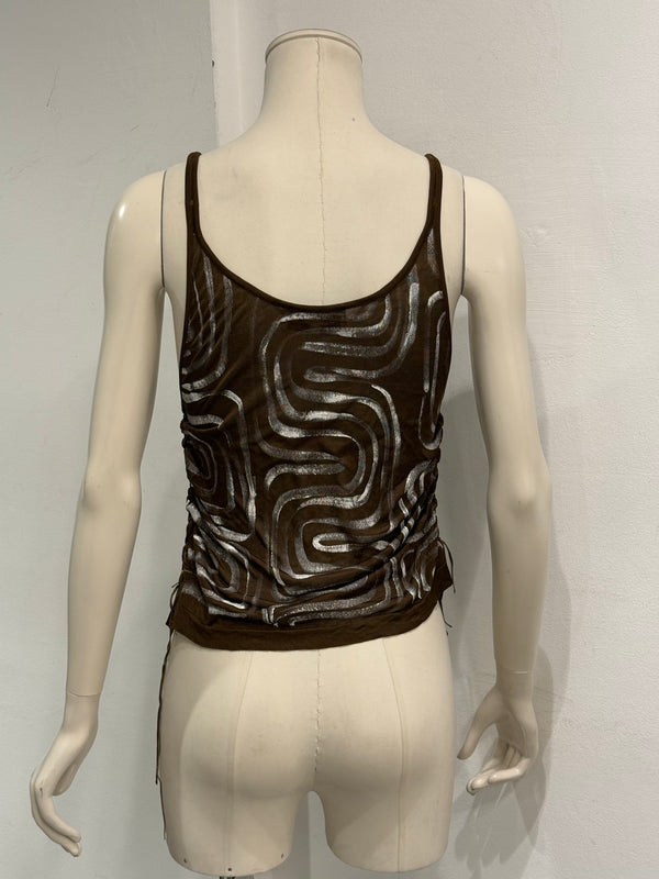 S/S2002 Yves Saint Laurent rive gauche by Tom Ford runway painted tank top