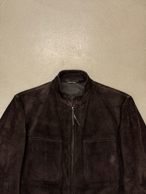 2000s Gucci by Tom Ford suede leather jacket