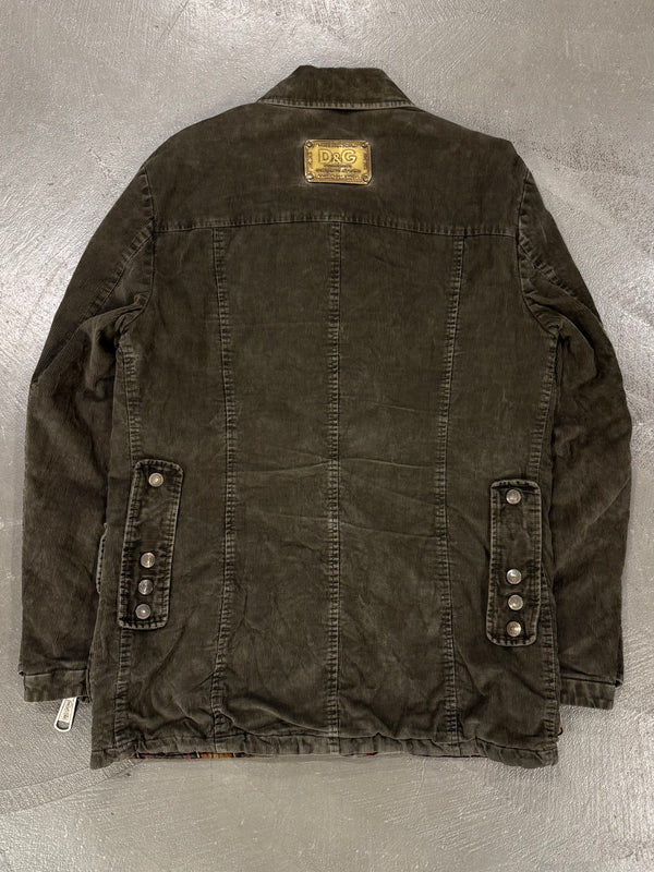A/W2003 Dolce & Gabbana corduroy cargo jacket