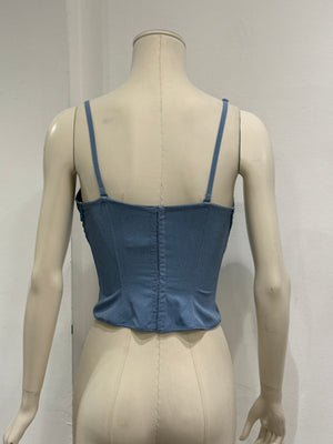 2004 Christian Dior by Galliano lace-up corset top