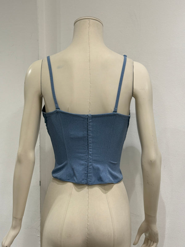 2004 Christian Dior by Galliano lace-up corset top