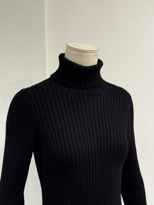 1990s Gucci by Tom Ford ribbed turtleneck sweater
