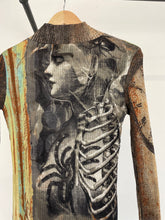 Load image into Gallery viewer, AW2003 Jean Paul Gaultier nightmare skeleton spider knit
