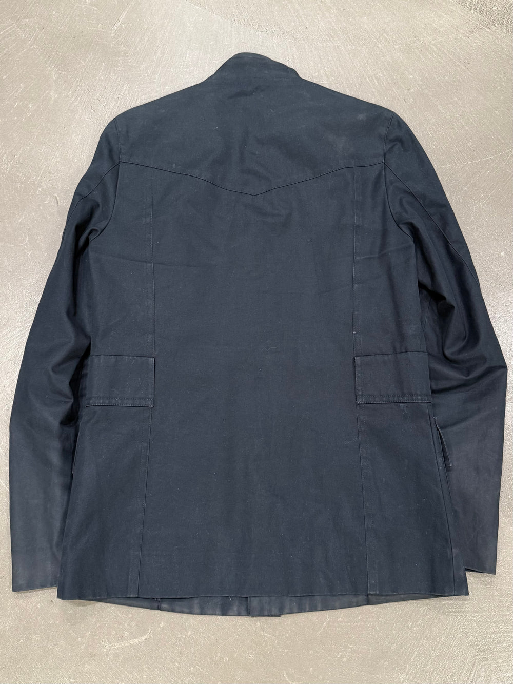 2013 Balenciaga by Ghesqiere paneled military jacket