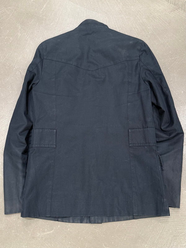 2013 Balenciaga by Ghesqiere paneled military jacket