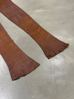 A/W2001 Dolce & Gabbana iconic runway over-heel distressed leather pants