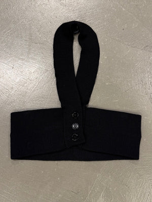 A/W2003 Dolce & Gabbana deconstructed wool top