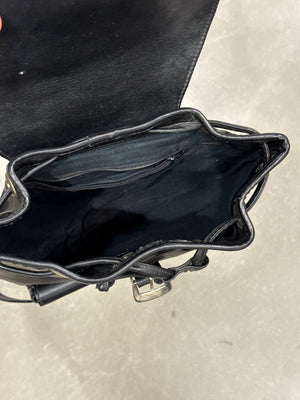 1990s Gianni Versace Medusa leather backpack