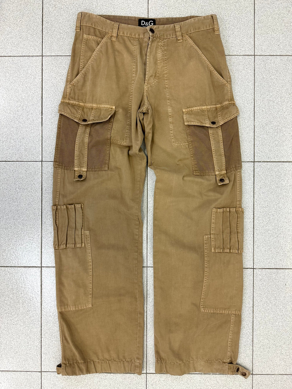 SS2003 D&G wide parachute cargo pants