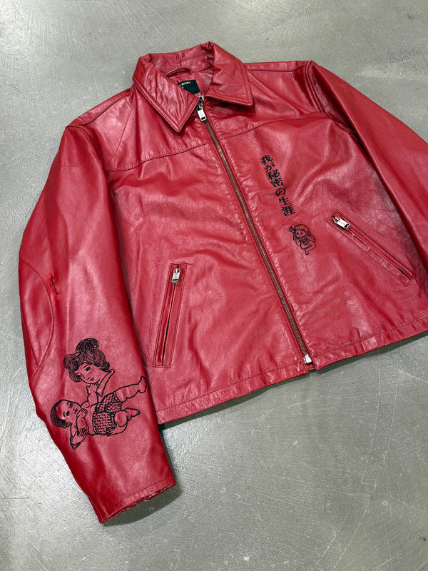 S/S2025 Enfants Riches Déprimés the bully leather jacket
