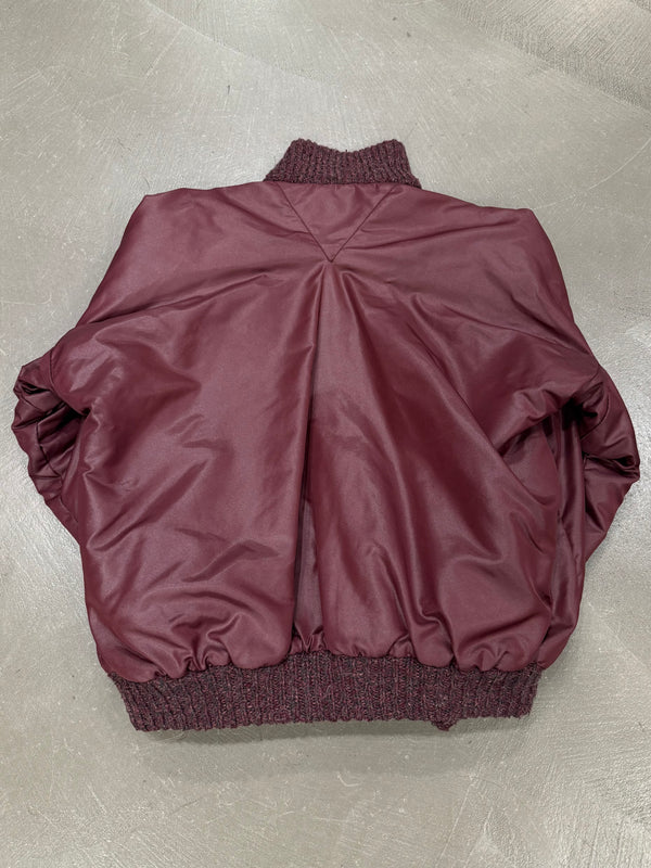 2010s Vivienne Westwood ribbed-knit trim bomber jacket