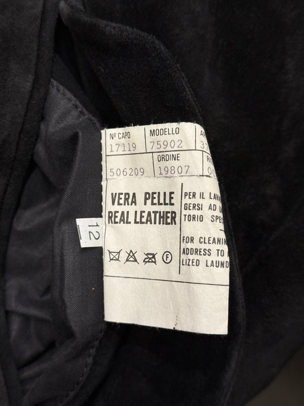 A/W1992 Dolce & Gabbana dragon tattoo runway leather jacket