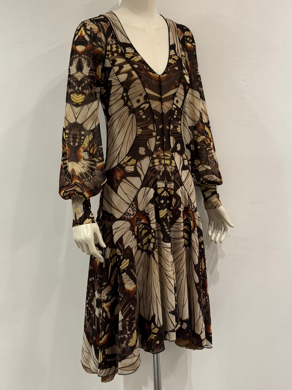 S/S2003 Jean Paul Gaultier butterfly midi dress