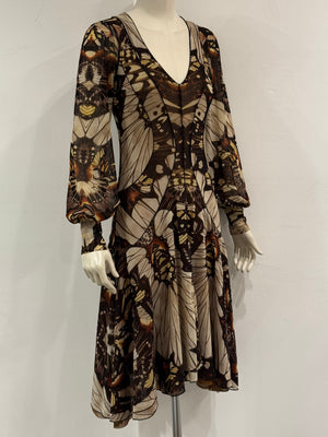 S/S2003 Jean Paul Gaultier butterfly midi dress