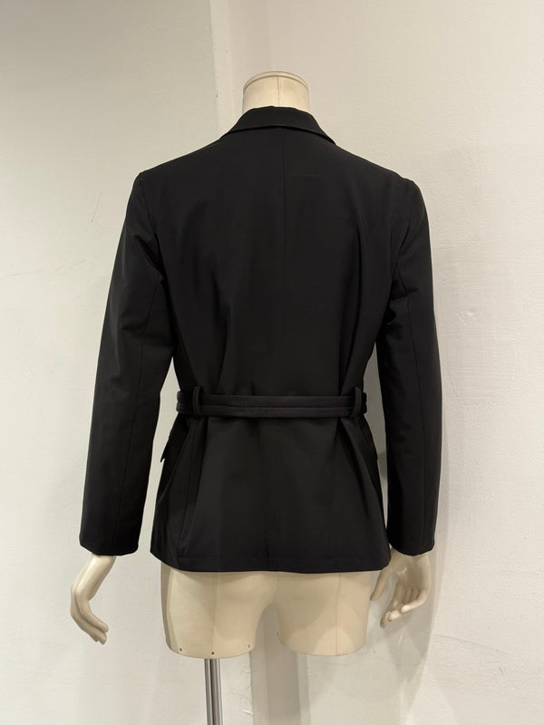 2000s Prada belted tailored jacket
