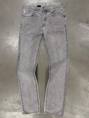 2000s Dior by Hedi Slimane slim grey jeans