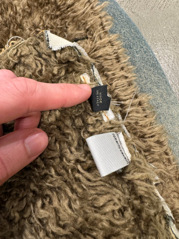 A/W2005 Roberto Cavalli shearling faded jacket