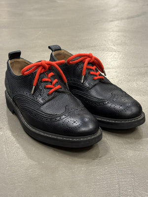 2010s Givenchy by Riccardo Tisci metal seam derby shoes