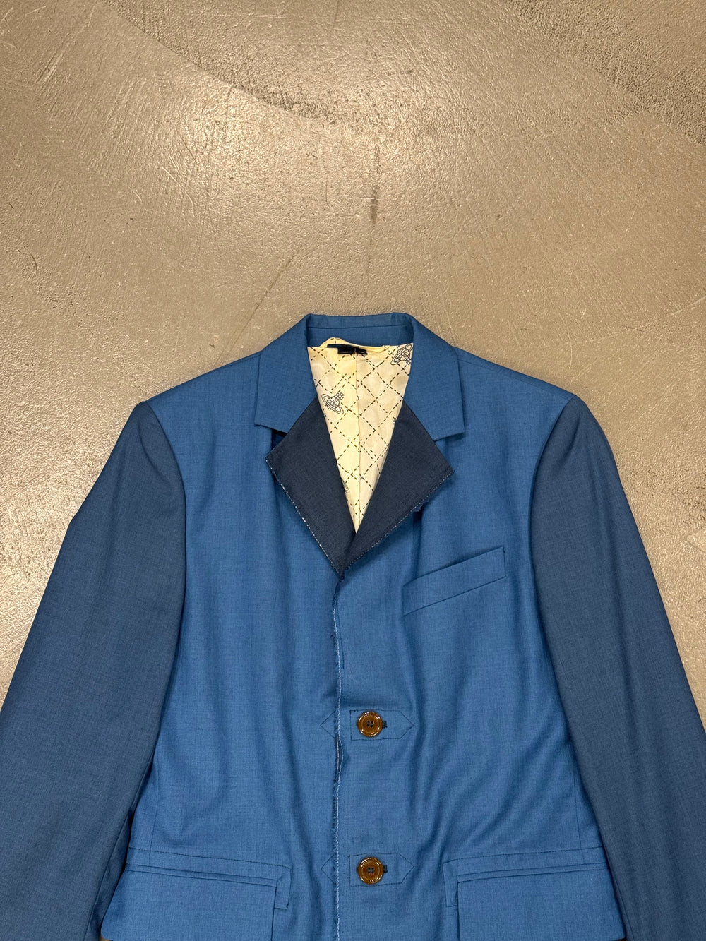 Vivienne Westwood colorblock nylon blazer jacket