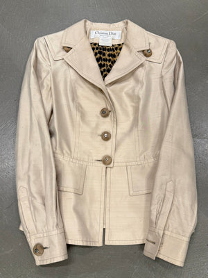 S/S1997 Christian Dior by John Galliano runway beige tailored suit