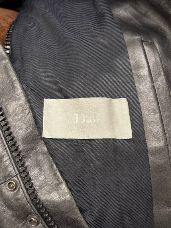 A/W2003 Dior by Hedi Slimane "Luster" Campaign M65 leather jacket
