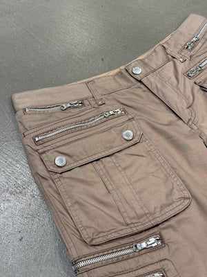 S/S2008 Dolce & Gabbana runway multi zipper cargo shorts