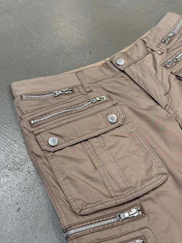 S/S2008 Dolce & Gabbana runway multi zipper cargo shorts