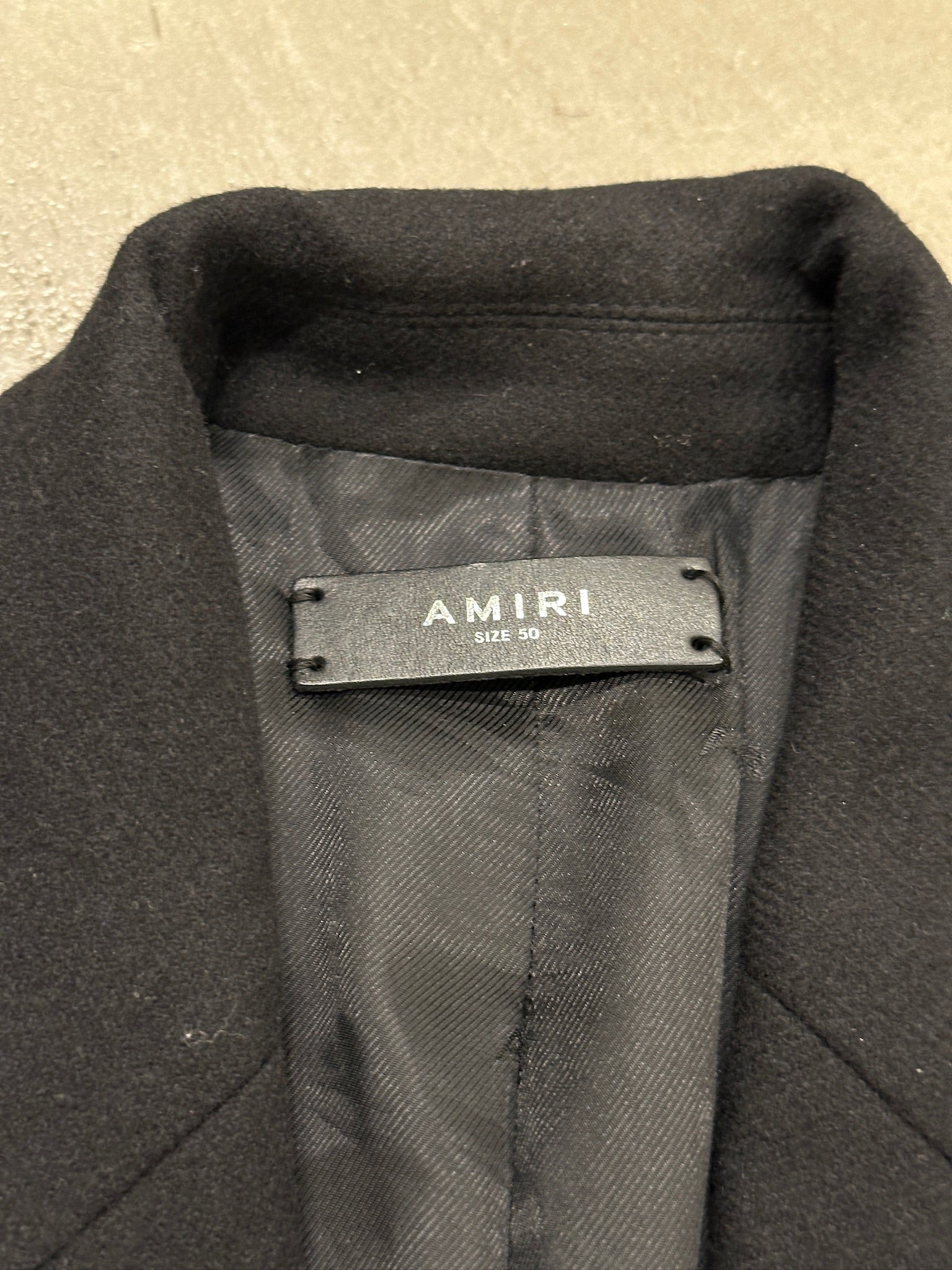 2020s Amiri long double-breasted coat