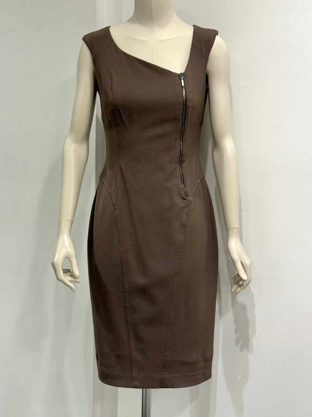 2000s Plein Sud zipper midi dress