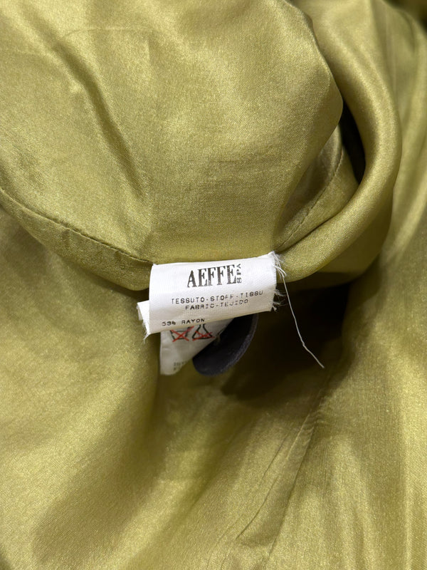 2000s Jean Paul Gaultier wrinkle skin wide sleeve set (jacket + pants)