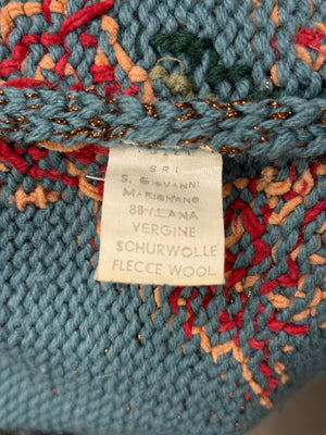 A/W1986 Jean Paul Gaultier intarsia floral knit