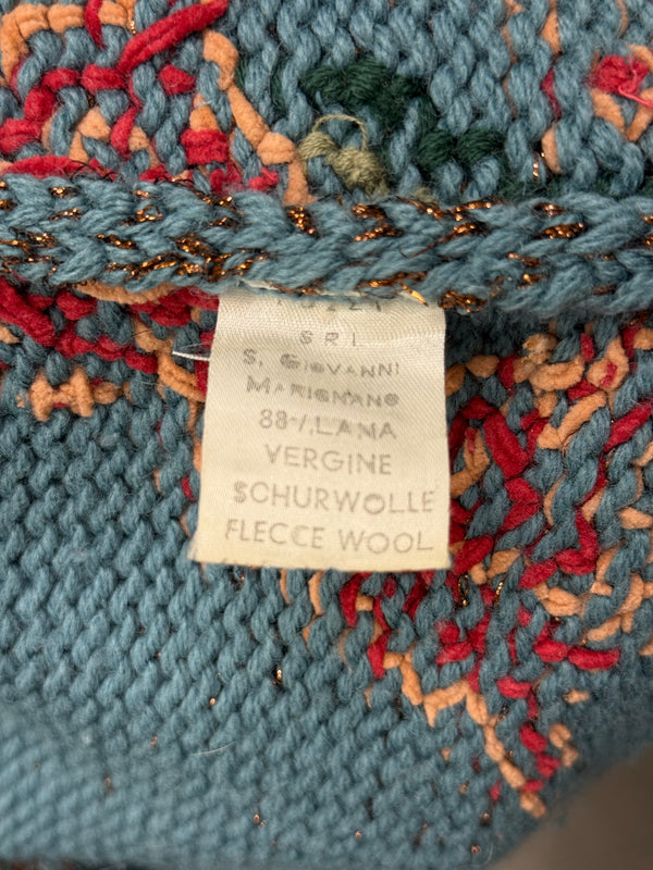 A/W1986 Jean Paul Gaultier intarsia floral knit