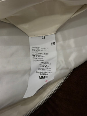 Maison Margiela 5 zip leather biker jacket