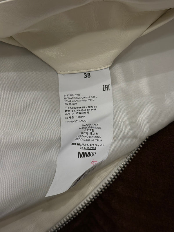 Maison Margiela 5 zip leather biker jacket