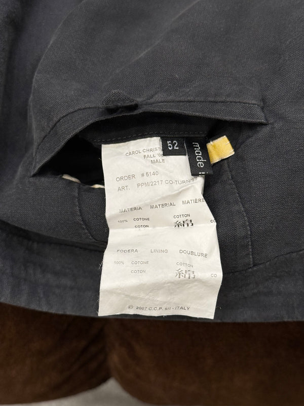 2006 Carol Christian Poell reversible overlock stitching pants