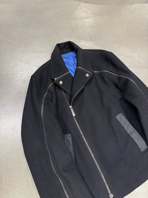 A/W2012 Roberto Cavalli full sleeve zipper aviator jacket