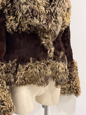A/W1999 Roberto Cavalli Mongolian lamb fur jacket