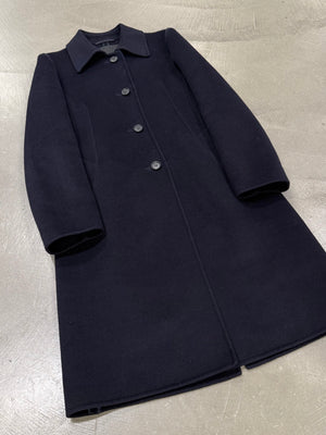 2000s Prada angora wool belted coat