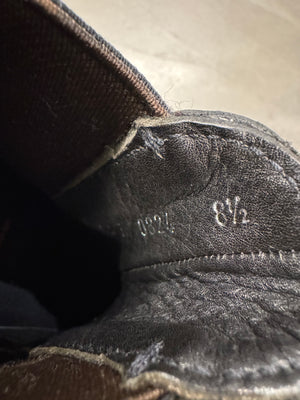 1999 Prada vibram leather boots