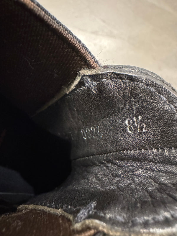 1999 Prada vibram leather boots