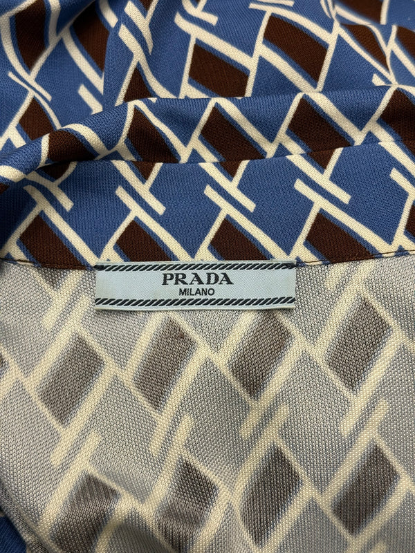 2019 Prada Psychedelic Argyle print set